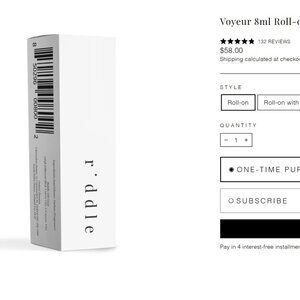 Brand new roll-on Riddle Oil Voyeur